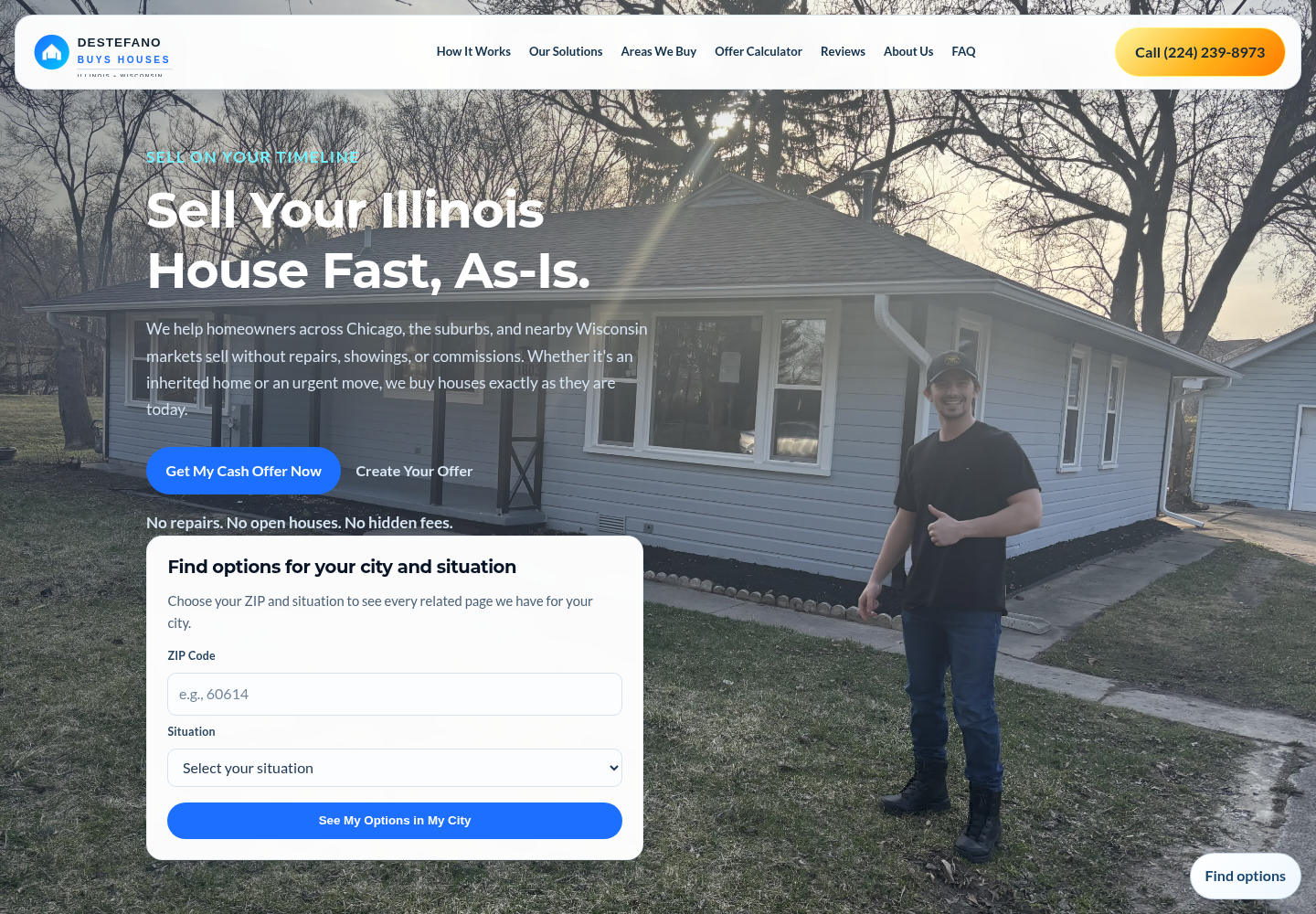 DeStefano Buys Houses SEO Brain website